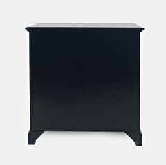 Craftsman Navy Blue Accent Chest - Ornate Home