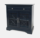 Craftsman Navy Blue Accent Chest - Ornate Home