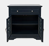Craftsman Navy Blue Accent Chest - Ornate Home