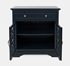 Craftsman Navy Blue Accent Chest - Ornate Home