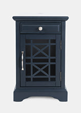 Craftsman Navy Power Chairside Table - Ornate Home