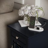 Craftsman Navy Power Chairside Table - Ornate Home