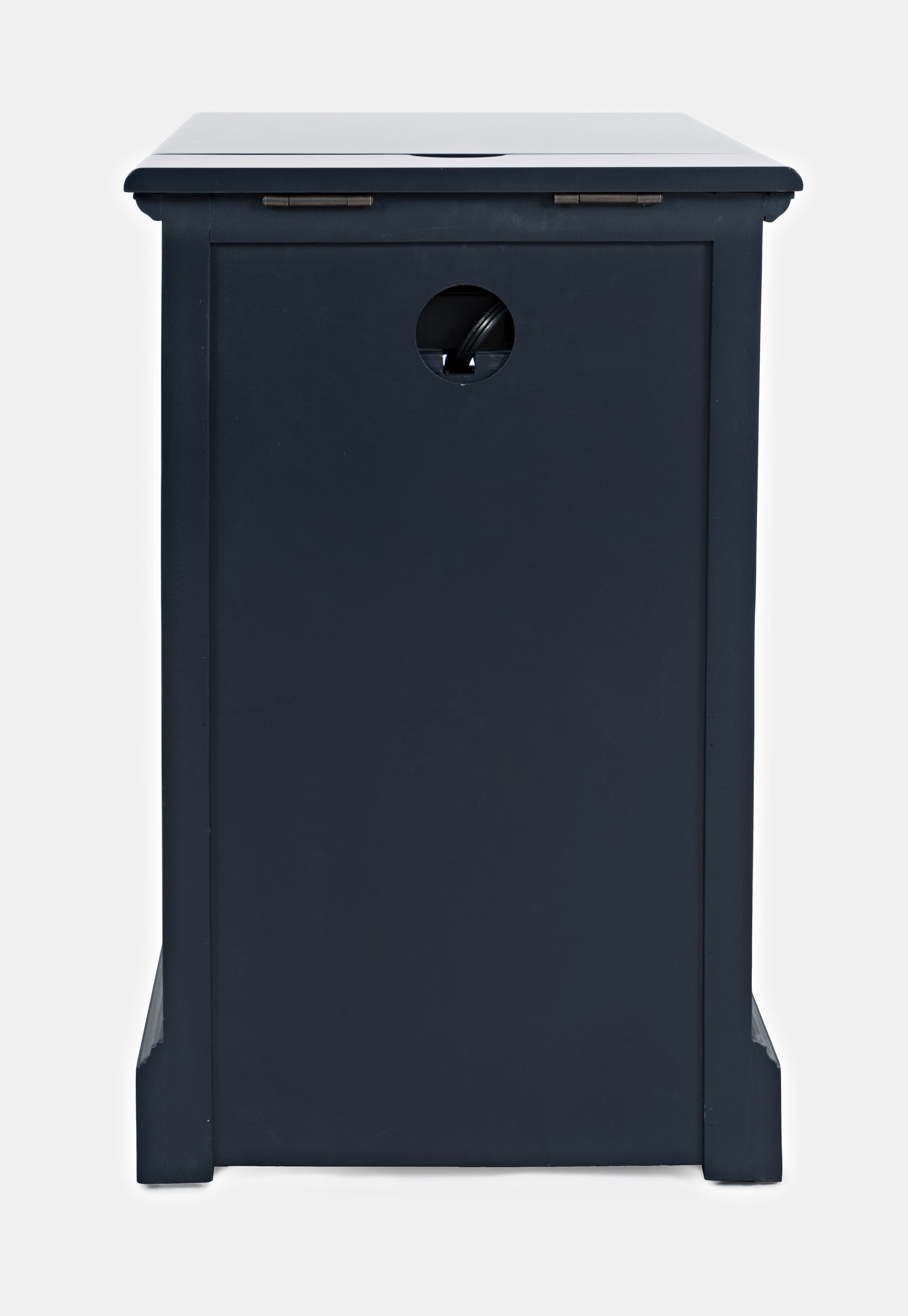 Craftsman Navy Power Chairside Table - Ornate Home