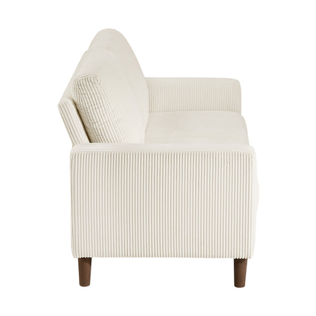 Crandall Beige Loveseat - Ornate Home
