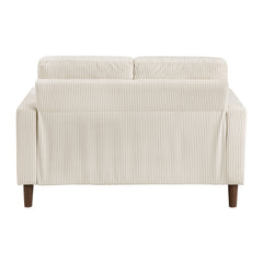 Crandall Beige Loveseat - Ornate Home