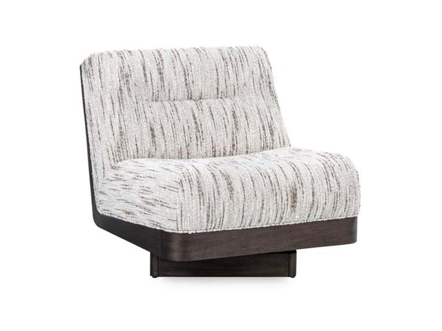 Crandall Cream/Brown Upholstered Accent Chair - Ornate Home