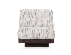 Crandall Cream/Brown Upholstered Accent Chair - Ornate Home