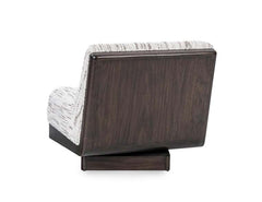 Crandall Cream/Brown Upholstered Accent Chair - Ornate Home
