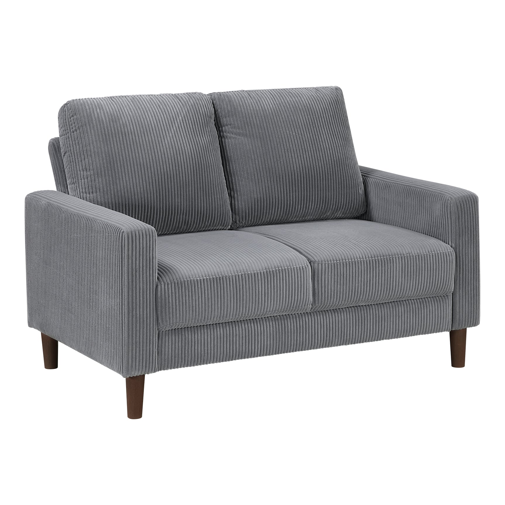 Crandall Gray Loveseat - Ornate Home