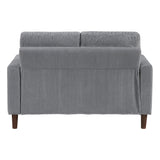 Crandall Gray Loveseat - Ornate Home