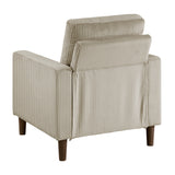 Crandall Taupe Chair - Ornate Home