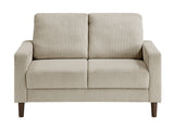 Crandall Taupe Loveseat - Ornate Home