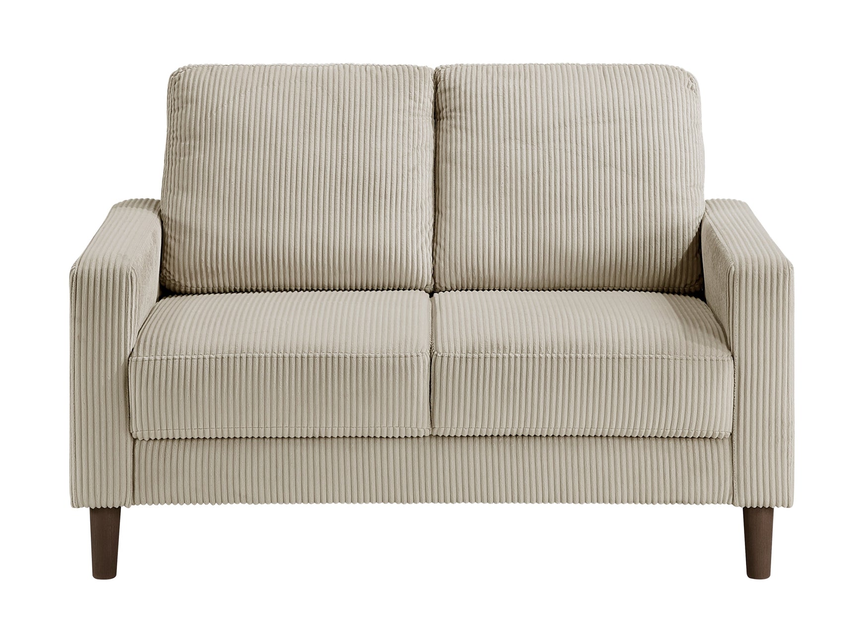 Crandall Taupe Loveseat - Ornate Home