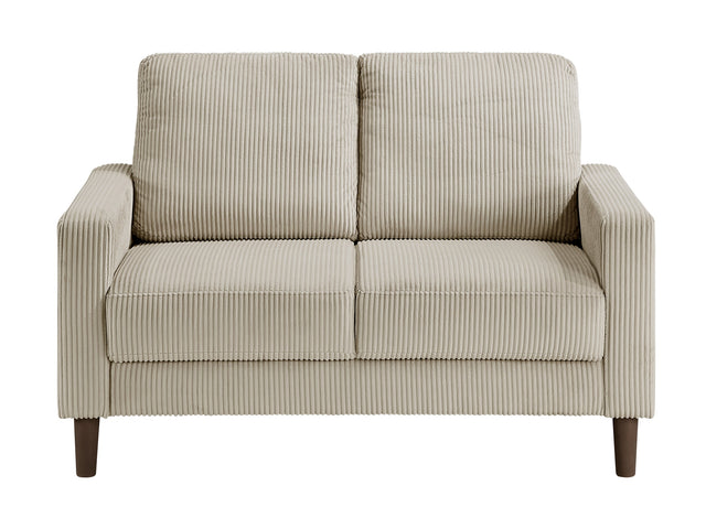 Crandall Taupe Loveseat - Ornate Home