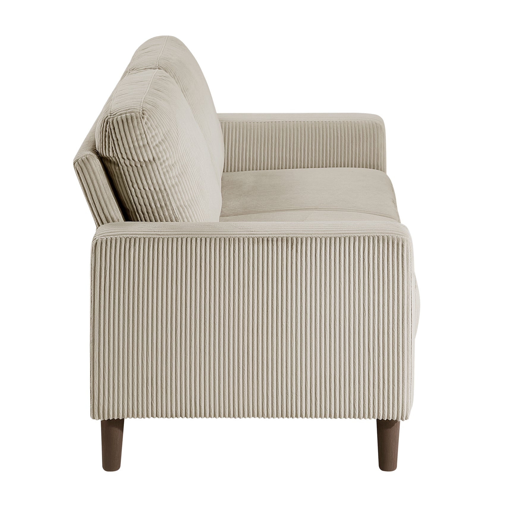 Crandall Taupe Loveseat - Ornate Home