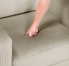 Crandall Taupe Loveseat - Ornate Home