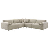 Crane Beige 5-Piece Modular Sectional Sofa