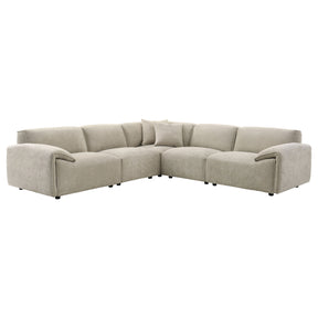 Crane Beige 5-Piece Modular Sectional Sofa