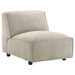 Crane Beige Modular Armless Chair