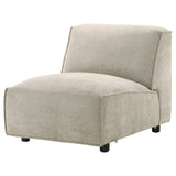 Crane Beige Modular Armless Chair