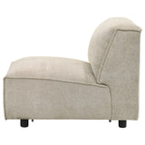 Crane Beige Modular Armless Chair