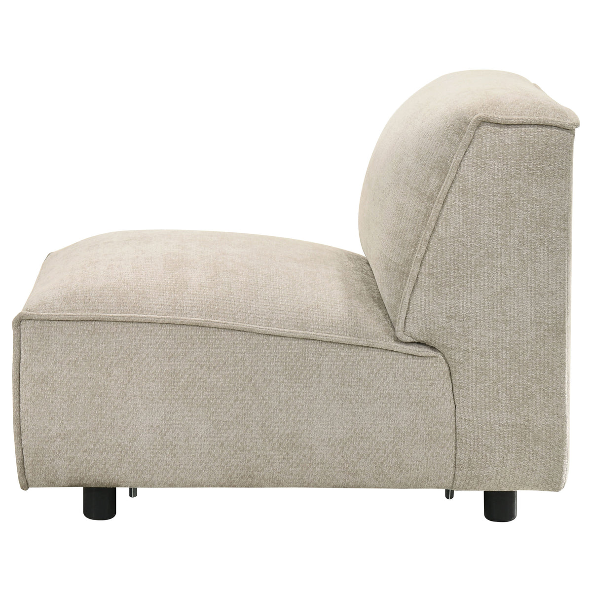 Crane Beige Modular Armless Chair