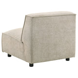 Crane Beige Modular Armless Chair