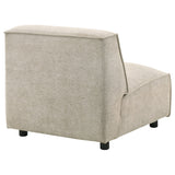 Crane Beige Modular Armless Chair