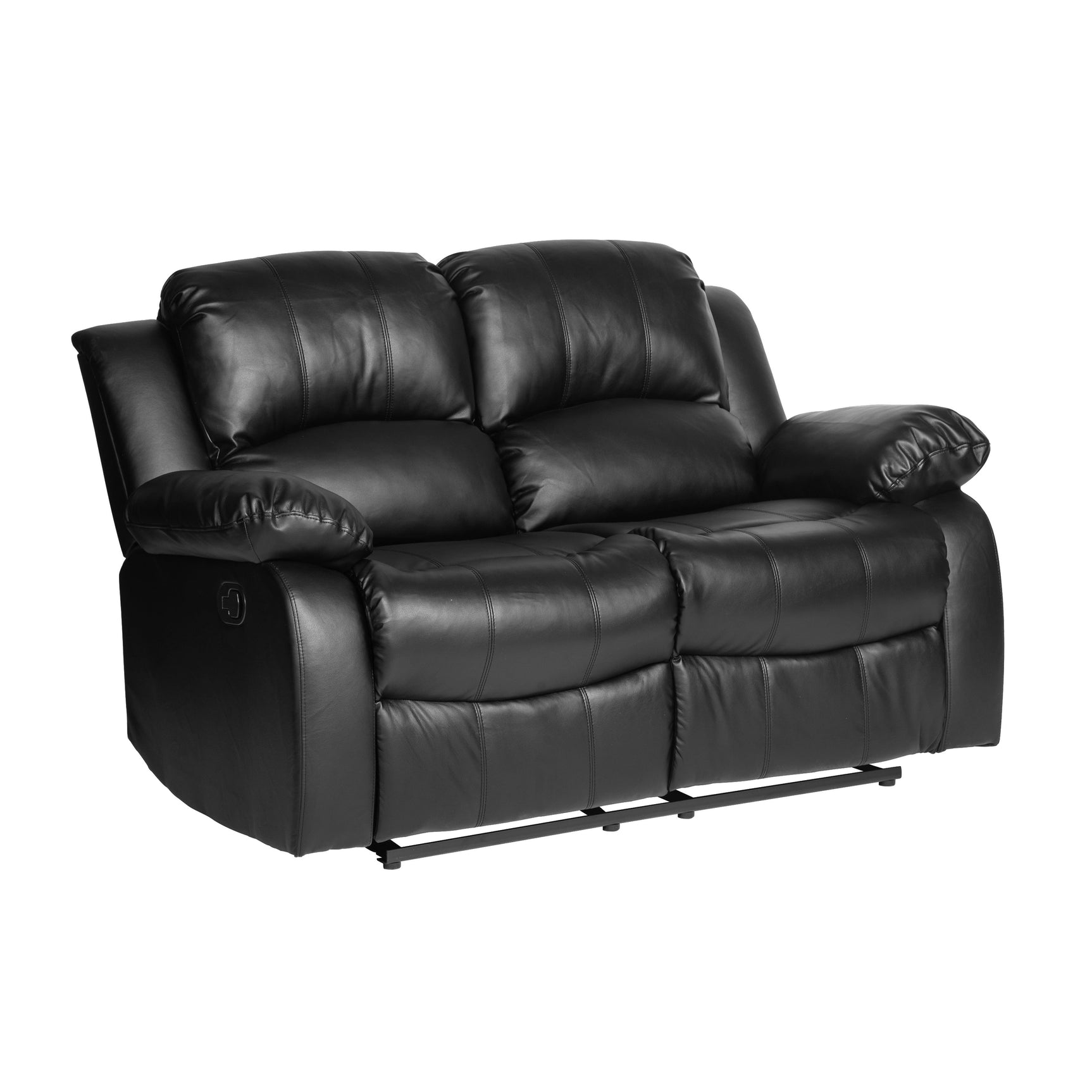 Cranley Black Double Reclining Loveseat - Ornate Home