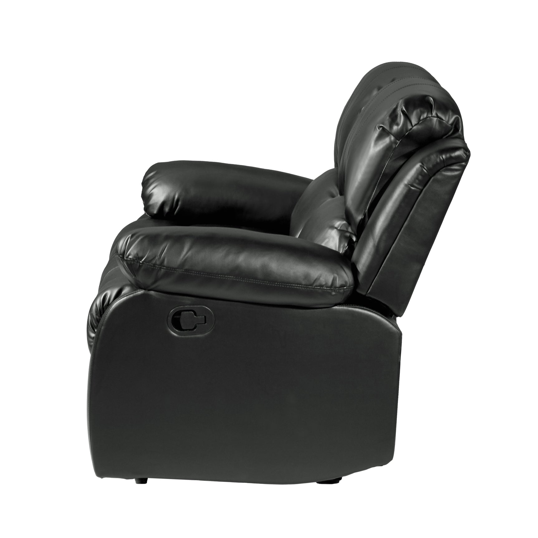 Cranley Black Double Reclining Loveseat - Ornate Home