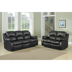 Cranley Black Double Reclining Loveseat - Ornate Home