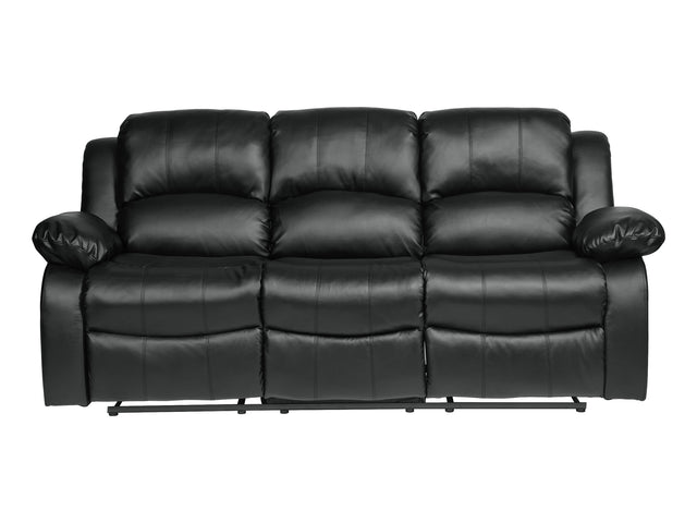 Cranley Black Double Reclining Sofa - Ornate Home