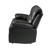 Cranley Black Double Reclining Sofa - Ornate Home