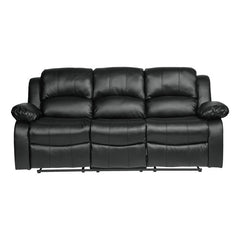Cranley Black Double Reclining Sofa - Ornate Home
