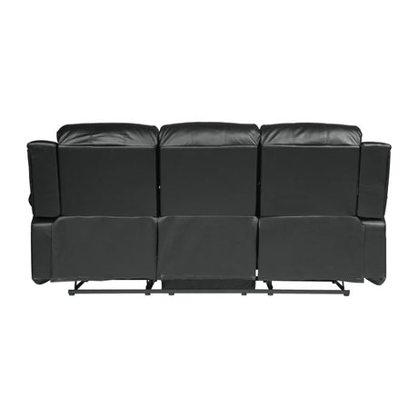 Cranley Black Double Reclining Sofa - Ornate Home
