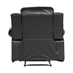 Cranley Black Reclining Chair - Ornate Home