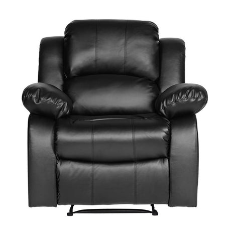 Cranley Black Reclining Chair - Ornate Home