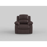 Cranley Black Reclining Chair - Ornate Home