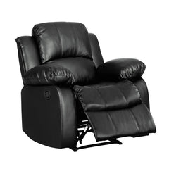 Cranley Black Reclining Chair - Ornate Home