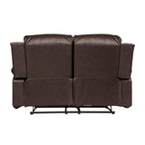 Cranley Brown Double Reclining Loveseat - Ornate Home