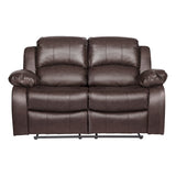 Cranley Brown Double Reclining Loveseat - Ornate Home