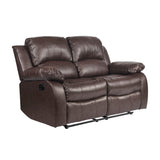 Cranley Brown Double Reclining Loveseat - Ornate Home