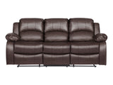 Cranley Brown Double Reclining Sofa - Ornate Home