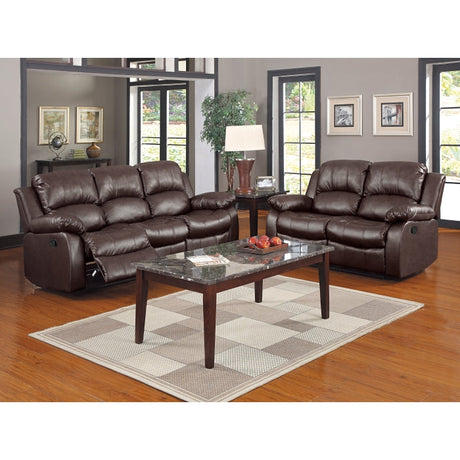 Cranley Brown Double Reclining Sofa - Ornate Home