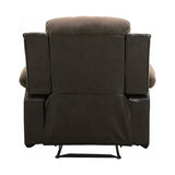 Cranley Brown Reclining Chair Fabric Seating - Ornate Home