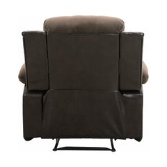 Cranley Brown Reclining Chair Fabric Seating - Ornate Home