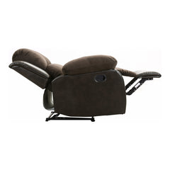 Cranley Brown Reclining Chair Fabric Seating - Ornate Home