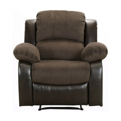 Cranley Brown Reclining Chair Fabric Seating - Ornate Home