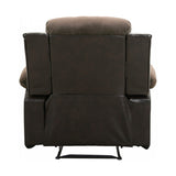 Cranley Brown Reclining Chair Fabric Seating - Ornate Home