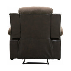 Cranley Brown Reclining Chair Fabric Seating - Ornate Home